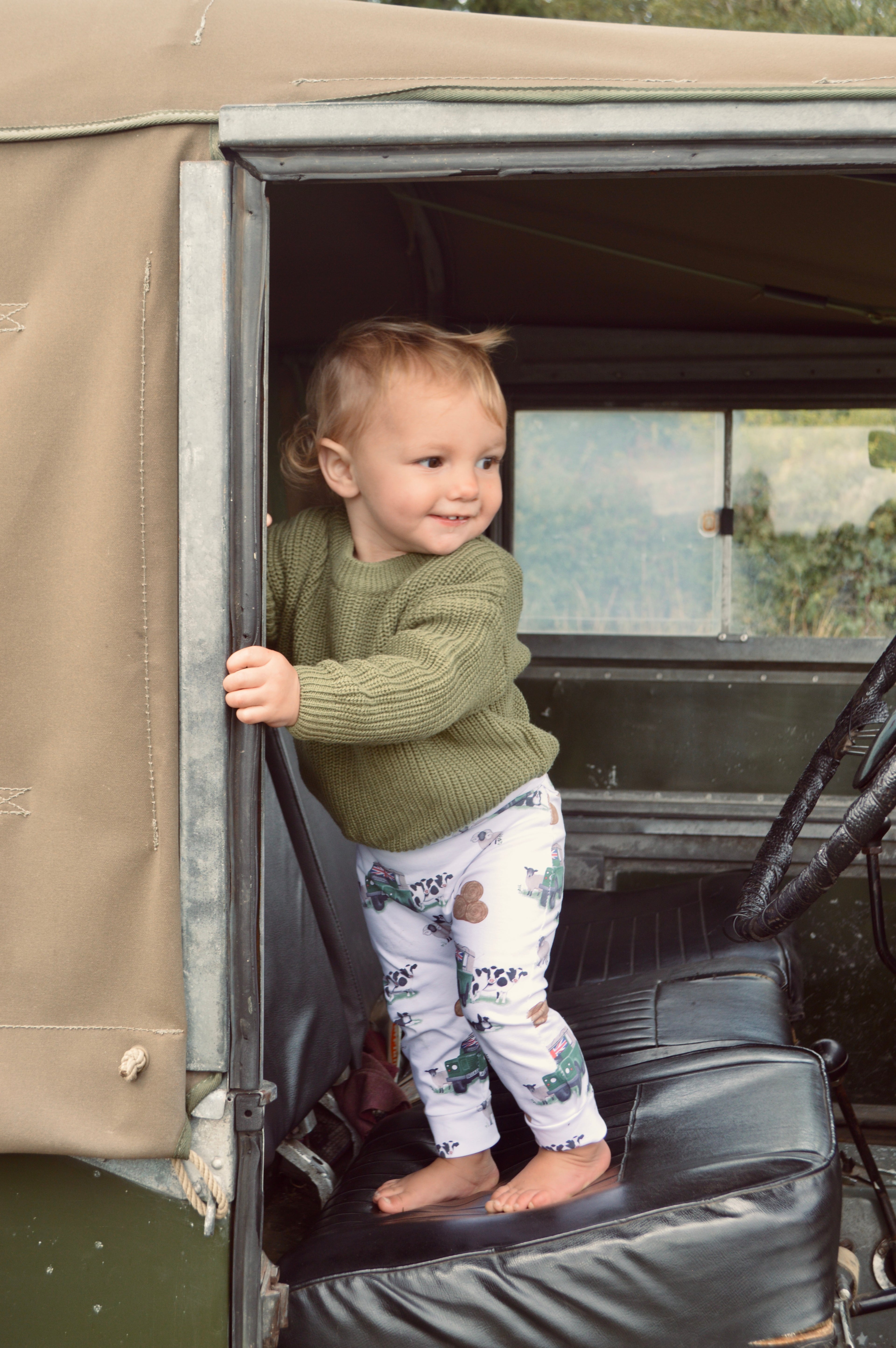 British farmer handmade leggings
