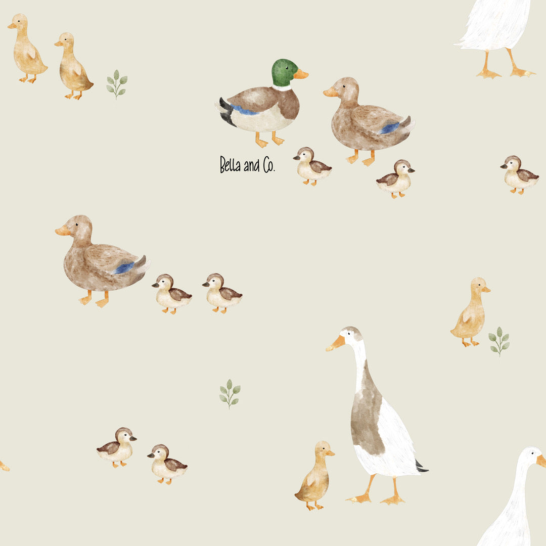 Duck family handmade leggings