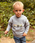 Pumpkin patch grey sweatshirt