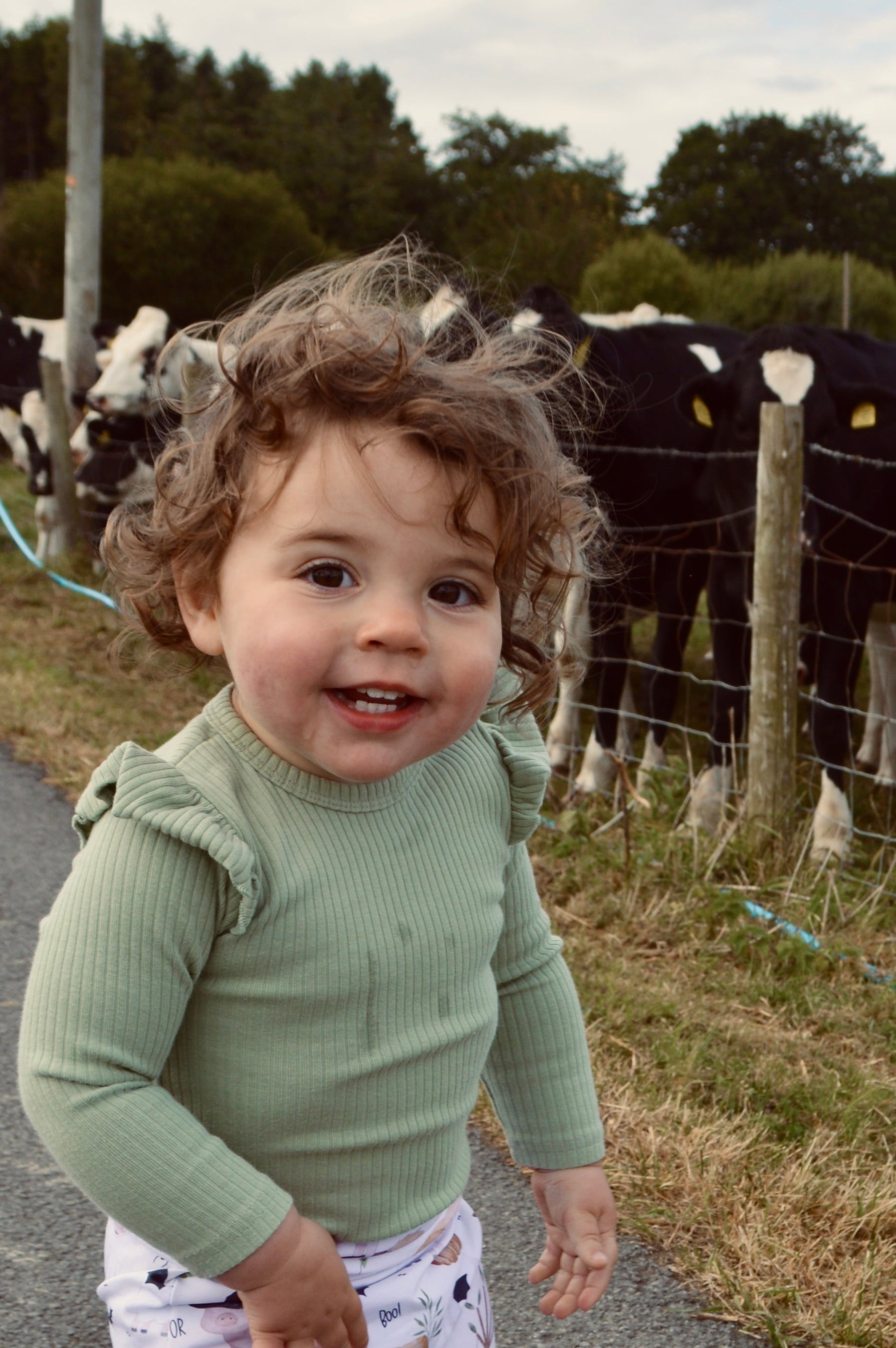 Sage ribbed bodysuit