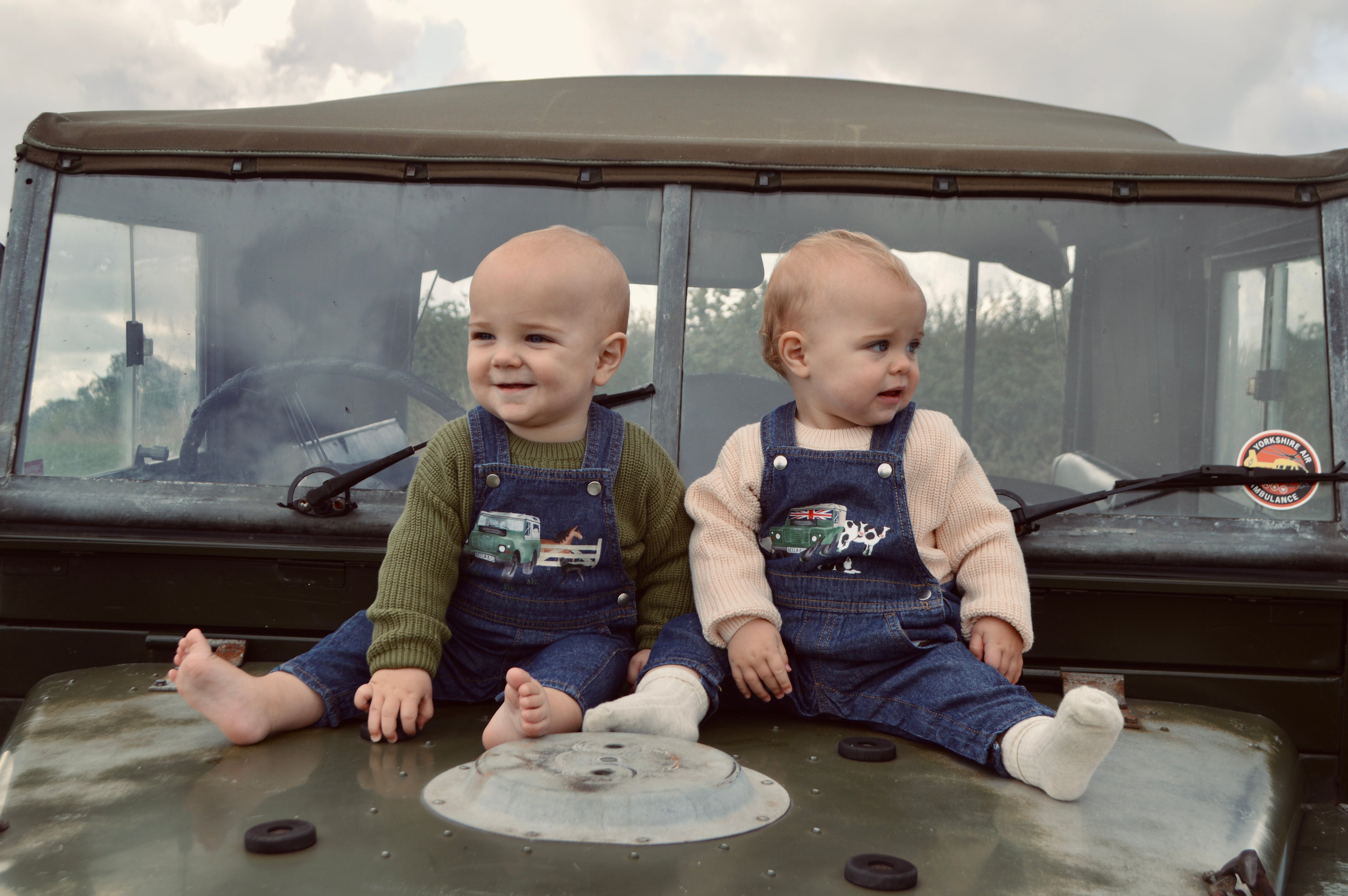 British farmer dungarees