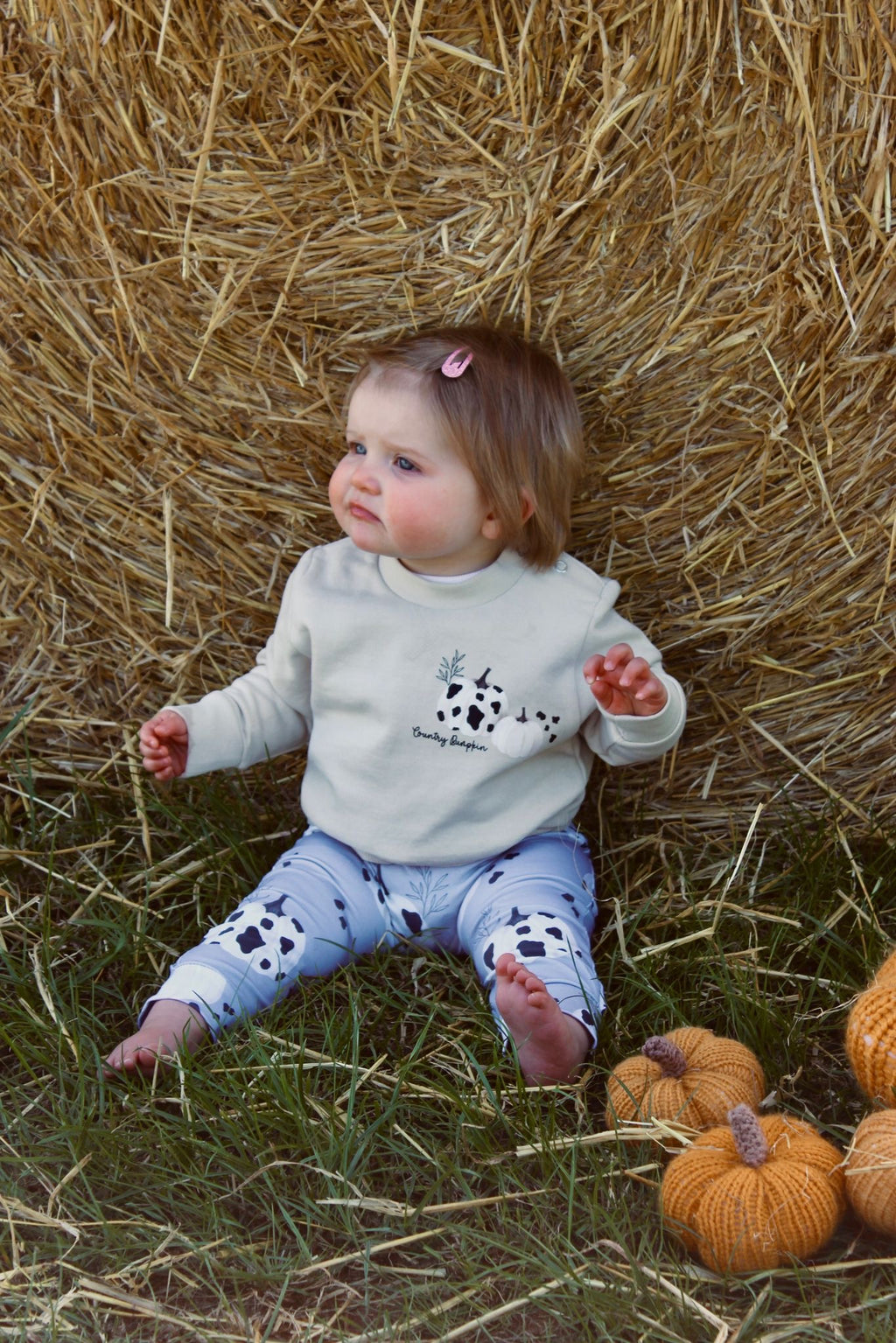 Country bumpkin beige sweatshirt