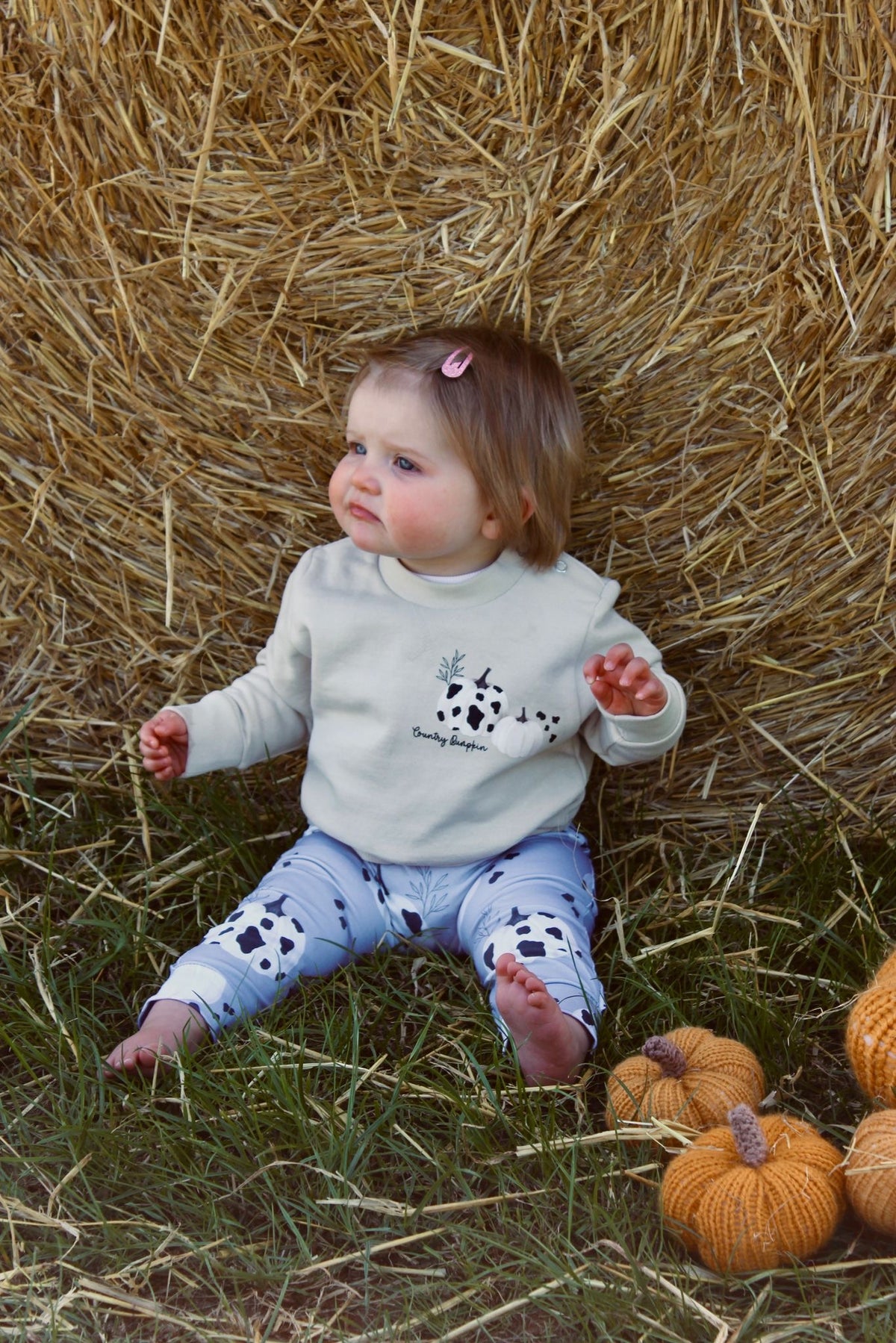 Country bumpkin beige sweatshirt