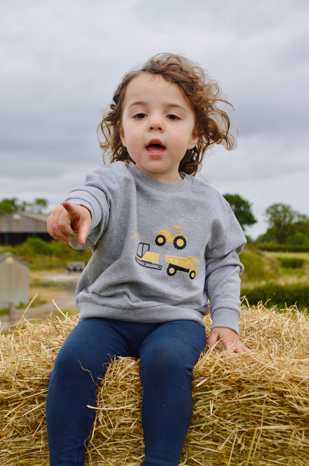 Digger sweatshirt (grey)