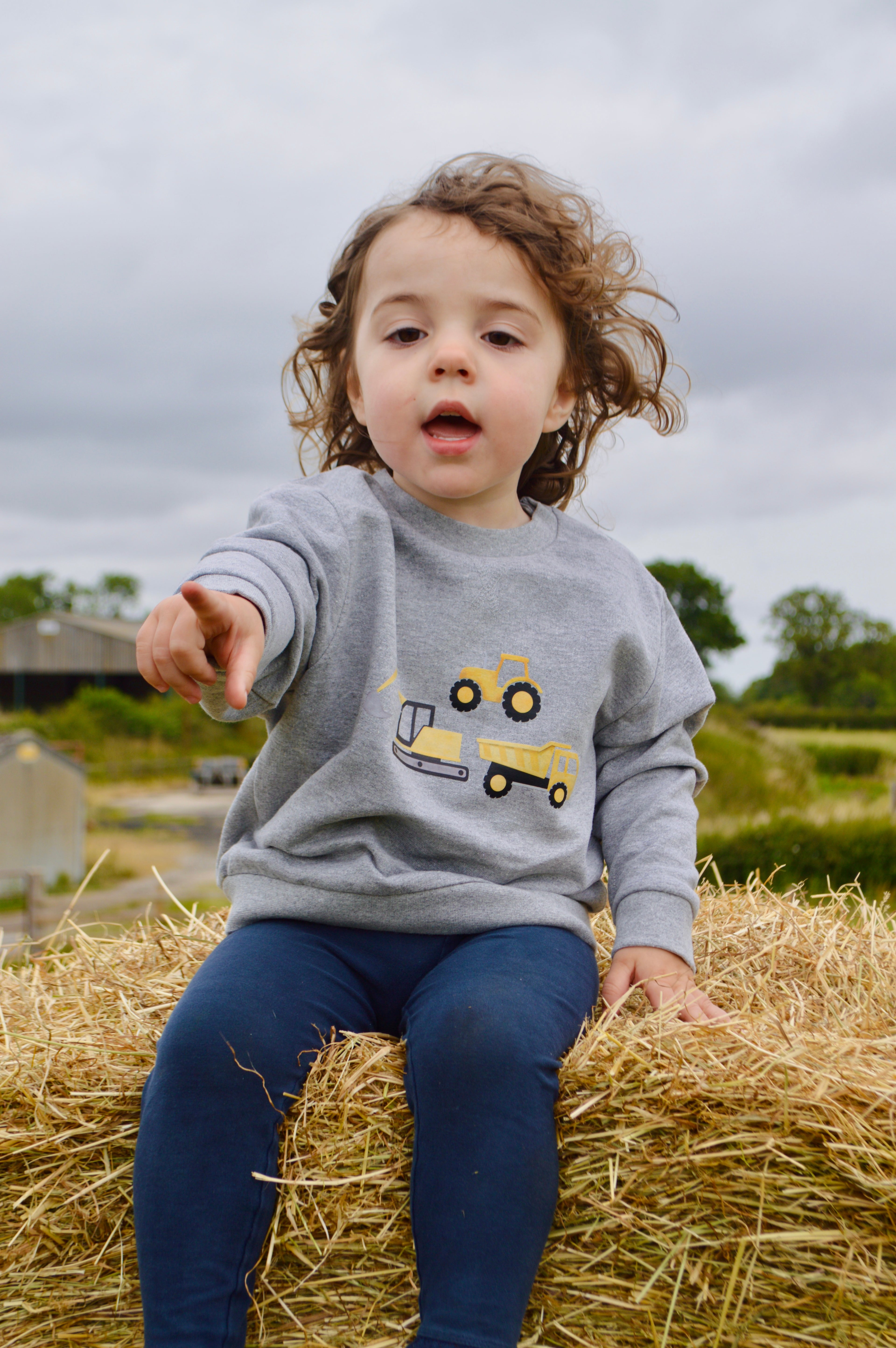 Digger sweatshirt (grey)