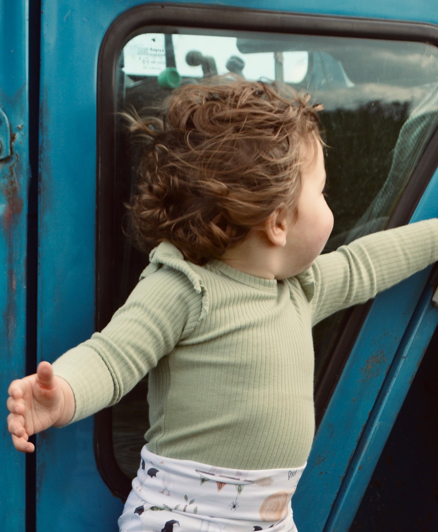 Sage ribbed bodysuit
