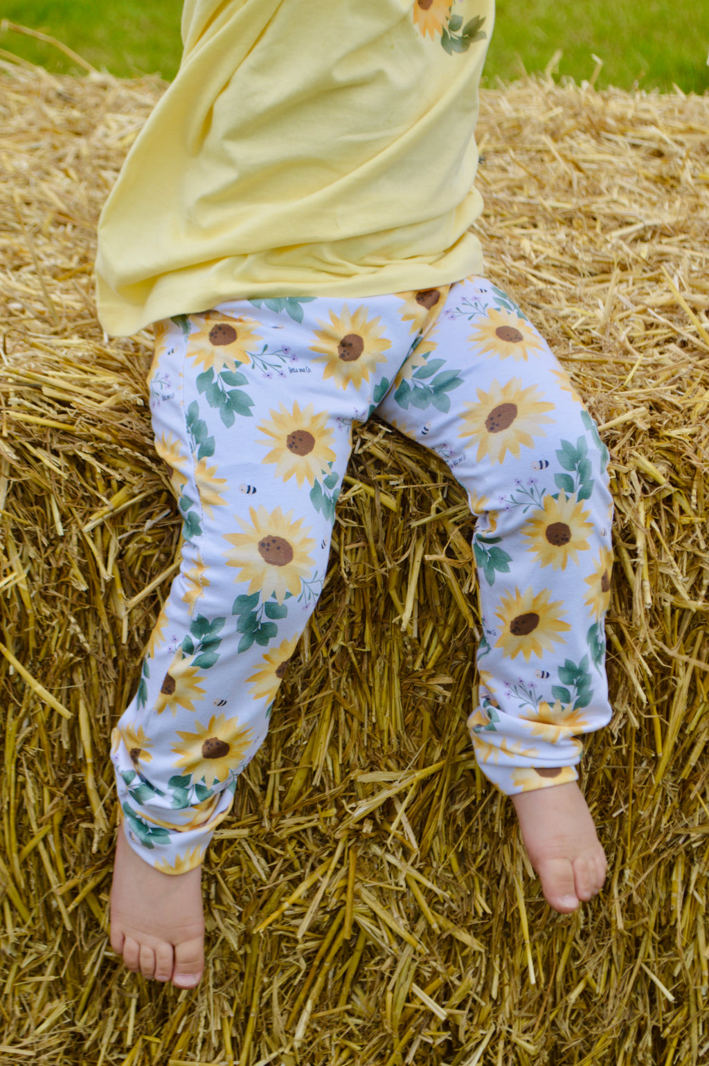 Sunflower - handmade leggings