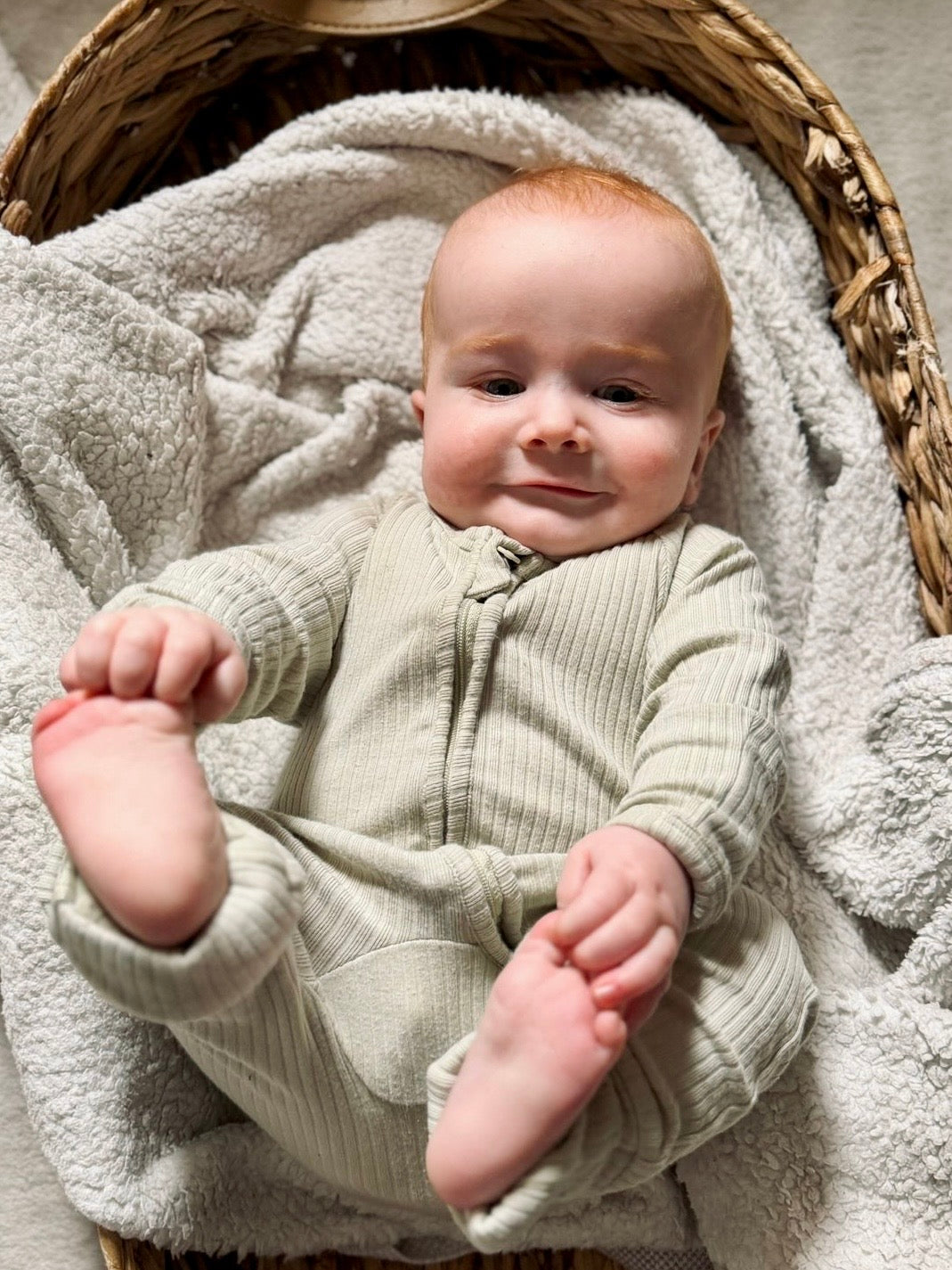 Pistachio sleepsuit