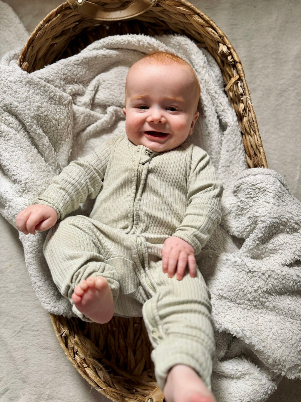 Pistachio sleepsuit