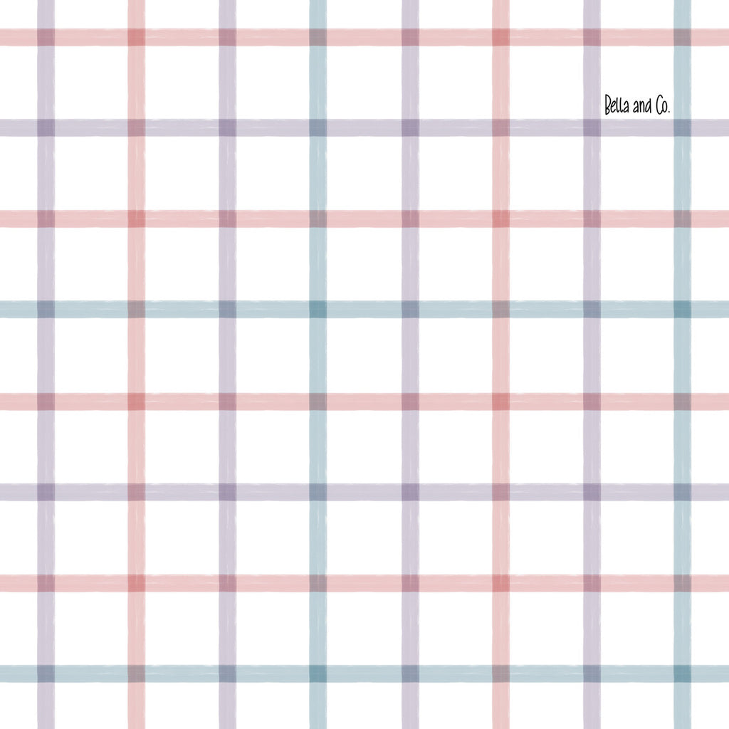 Spring check - pink handmade leggings