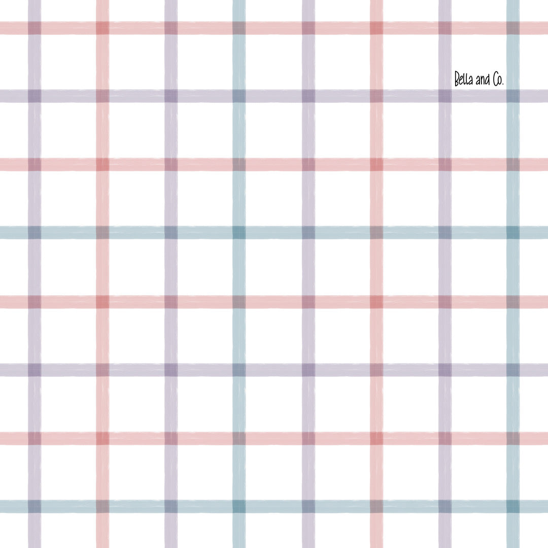 Spring check - pink handmade leggings
