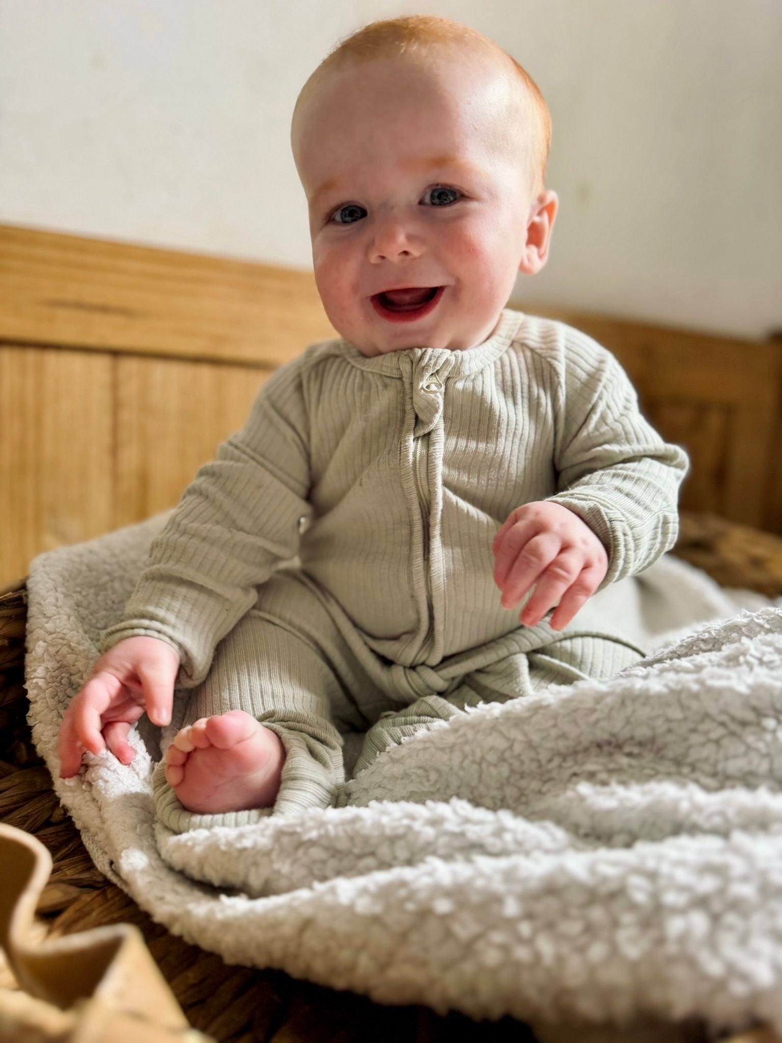Pistachio sleepsuit