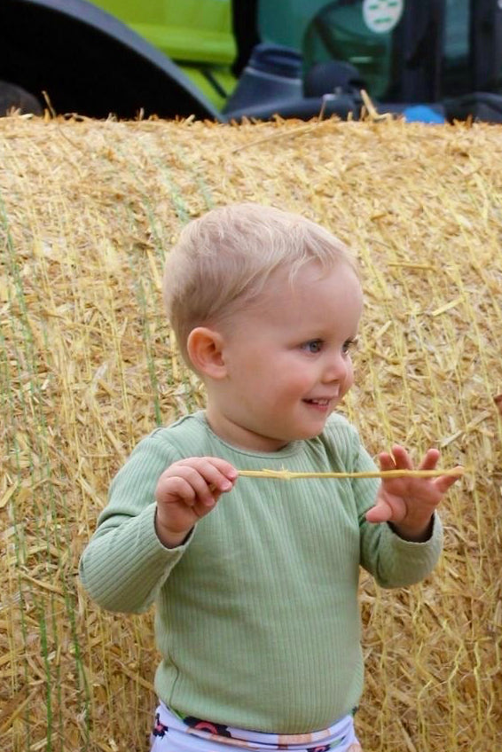Sage ribbed bodysuit