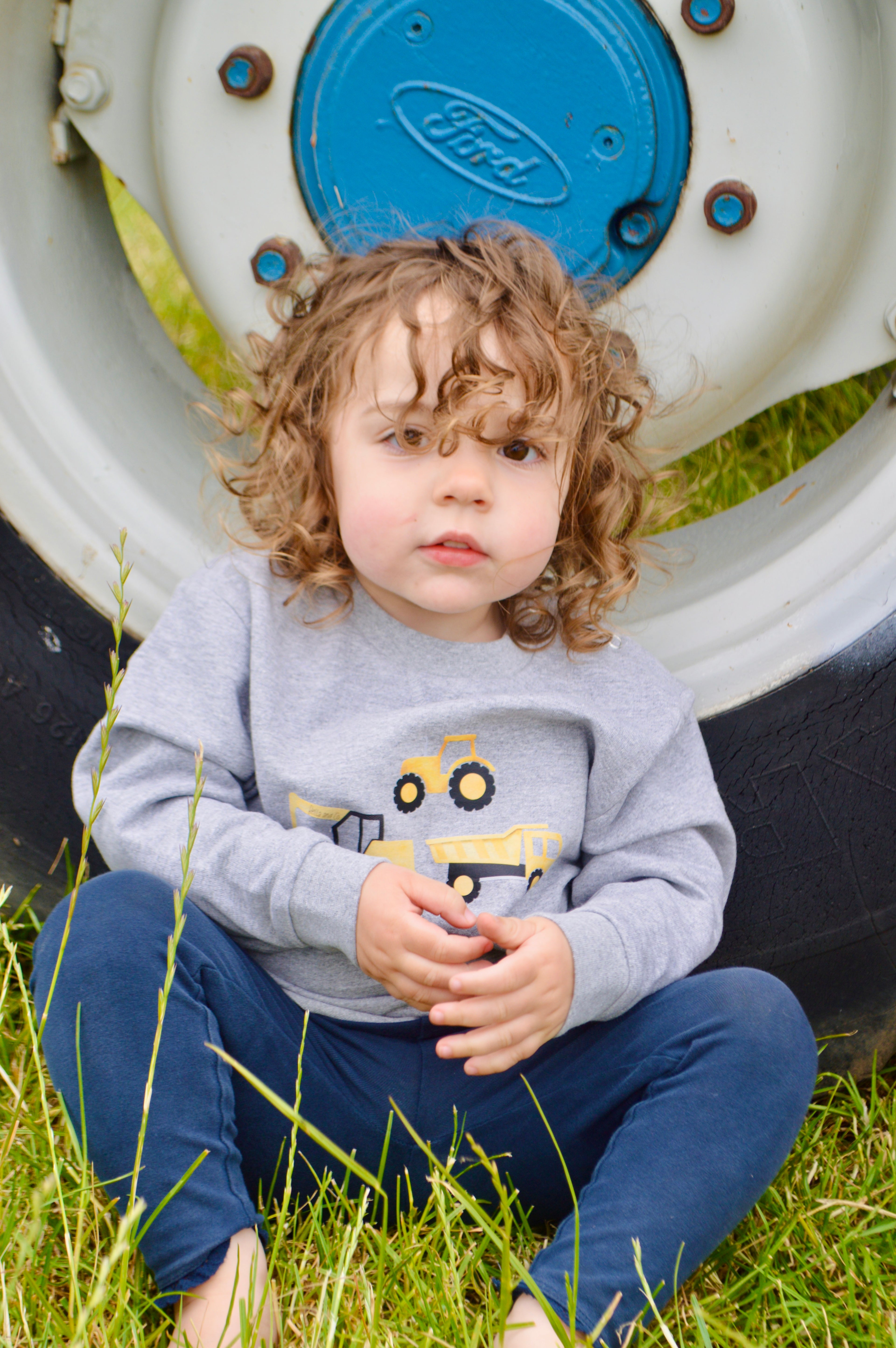 Digger sweatshirt (grey)