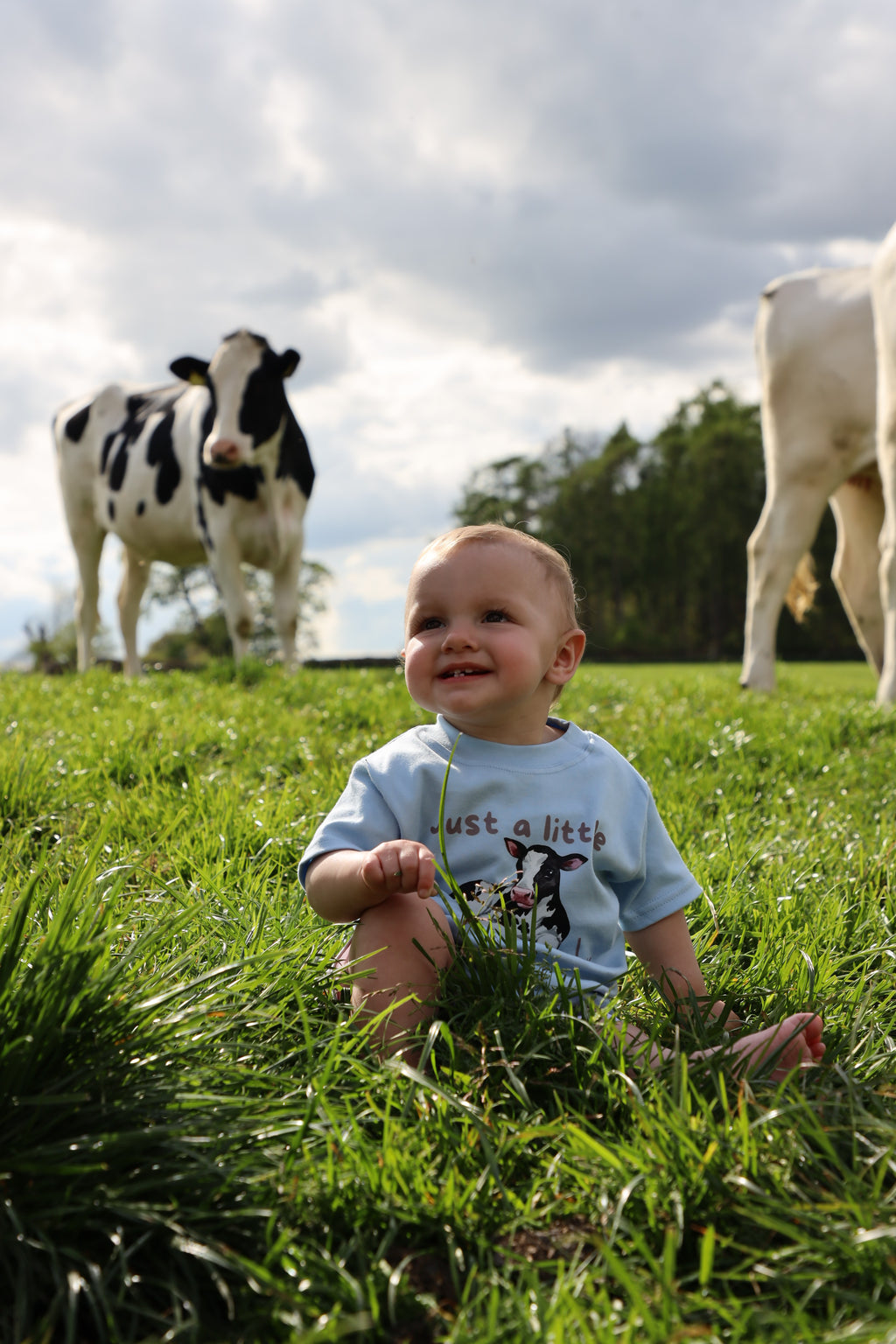 Little moody blue tee