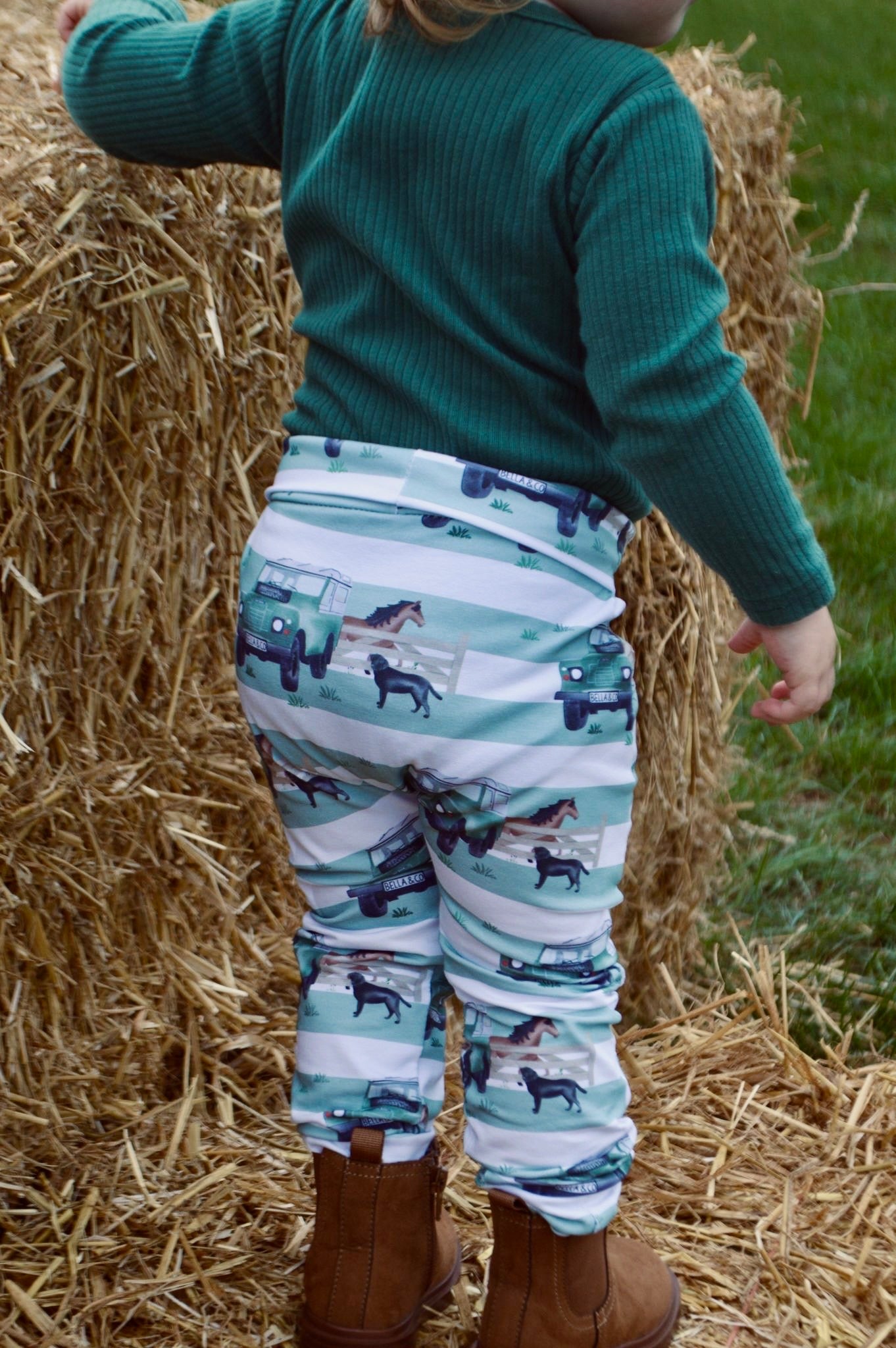Horse and hound handmade leggings