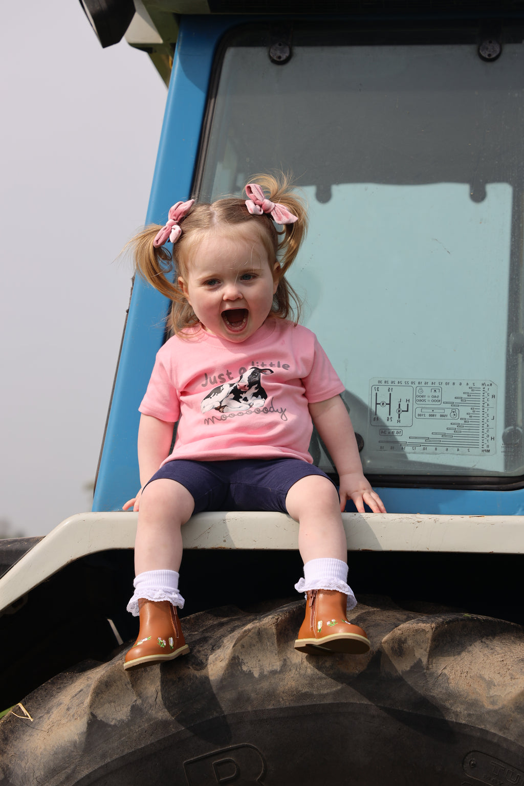 Little moody pink tee