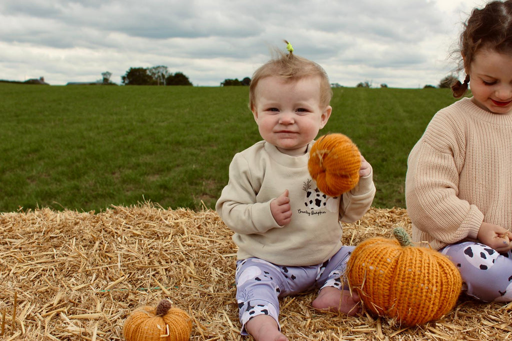 Country bumpkin beige sweatshirt