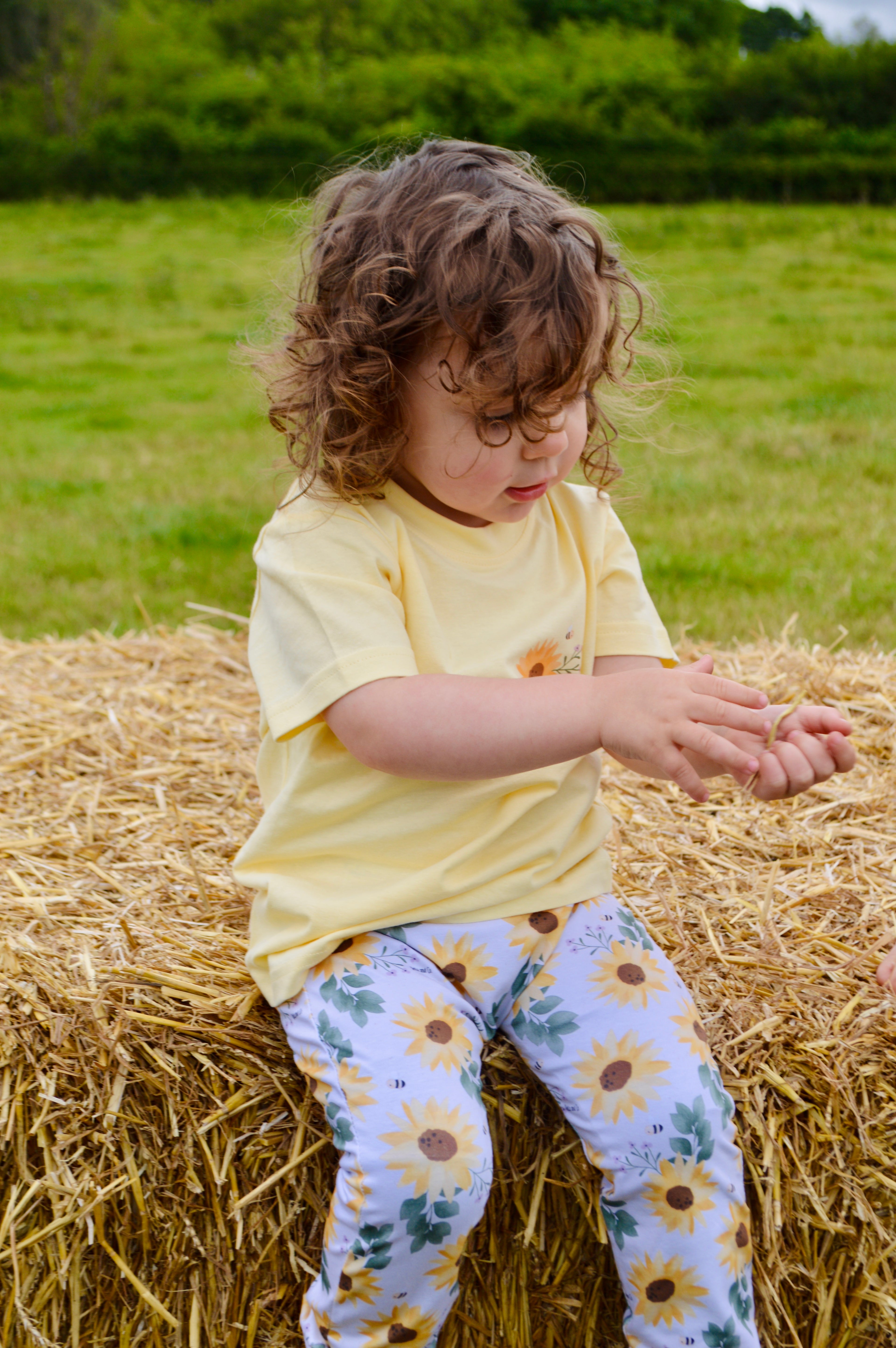 Sunflower - handmade leggings