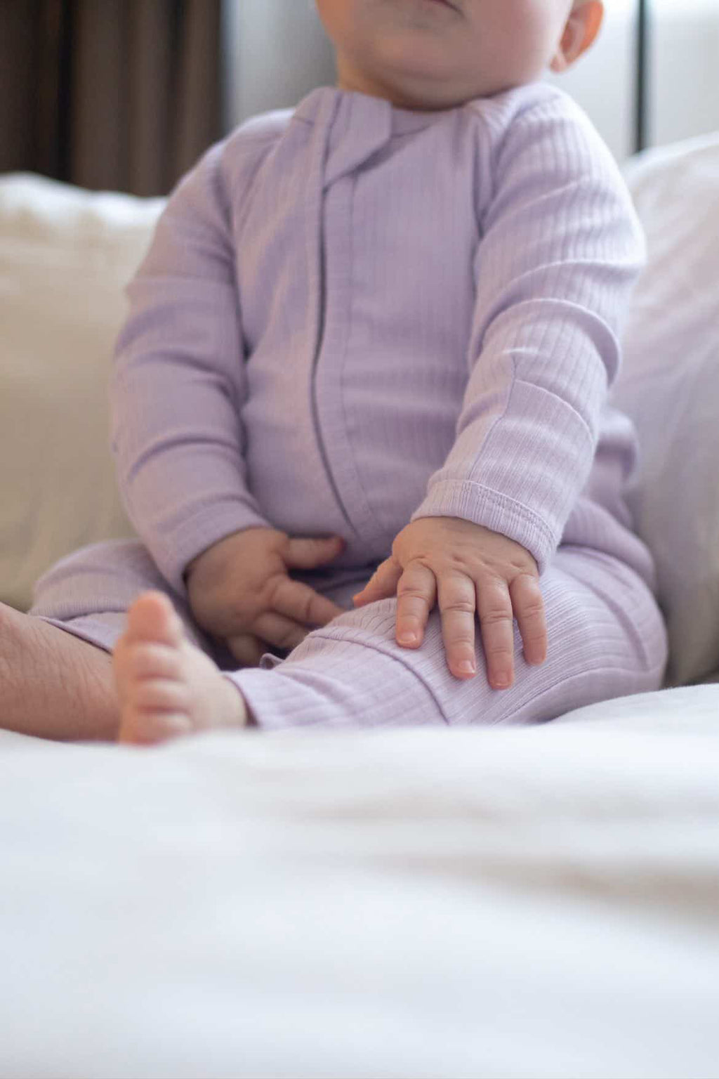 Lilac sleepsuit